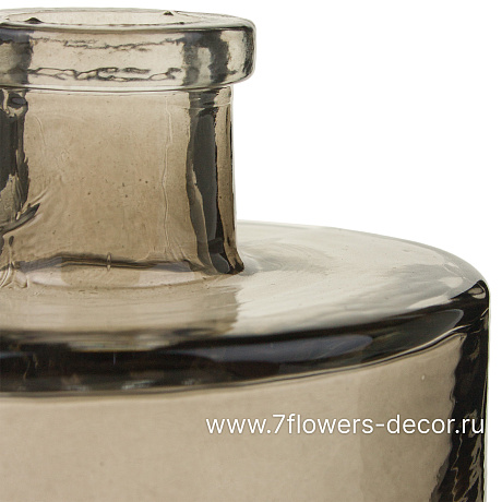 Ваза Бутылочная Йодная С0624 (стекло), D9xH11 см - фото 2