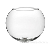 Ваза "Шаровая" (стекло), D10xH10 см, 1 л - фото 1