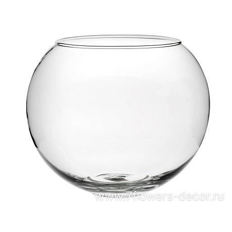 Ваза Шаровая (стекло), D10xH10 см, 1 л - фото 1