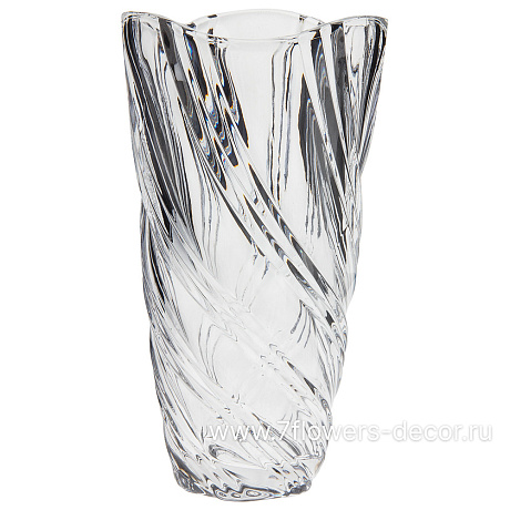 Ваза Crystal (стекло), D13xH25 см - фото 1