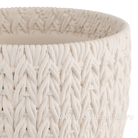 Кашпо Knit (керамика), D17xH15,5 см - фото 2
