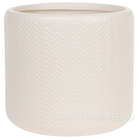 Кашпо (керамика), D12xH11,5 см - фото 1