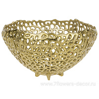 Чаша декоративная (металл), D34xH18 см - фото 1