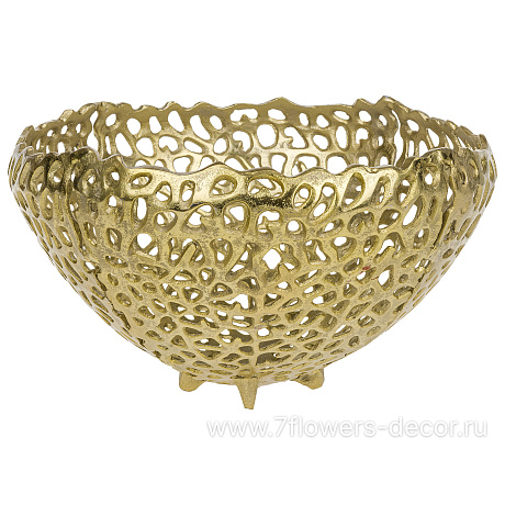 Чаша декоративная (металл), D34xH18 см - фото 1