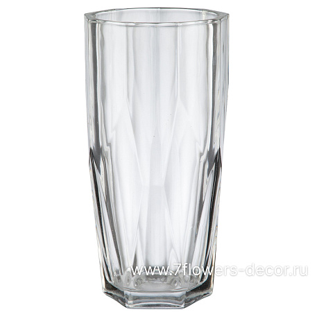 Ваза Base W (стекло), D12xH23 см - фото 1