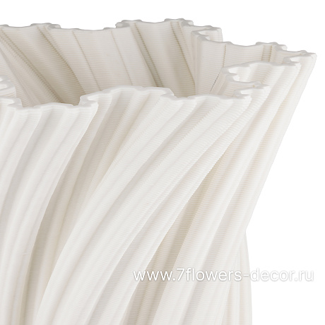 Ваза Иллюзия (керамика), 18x18xH31 см, для сухоцветов - фото 2