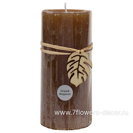 Свеча цилиндр (парафин), D7xH15 см - фото 1