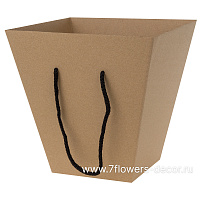 Коробка транспортировочная для цветов (крафт), 16x28xH28 см, набор (10 шт) - фото 1