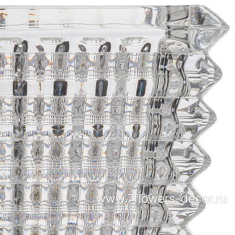 Ваза Diamond (стекло), 13,5x10xH23 см - фото 2