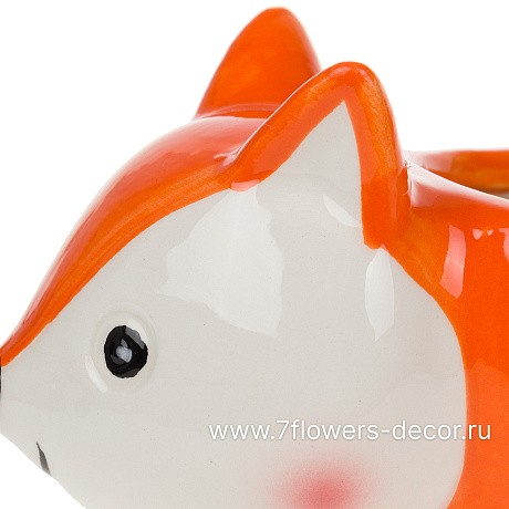 Кашпо Белочка (керамика), 14x9xH7,5 см - фото 2