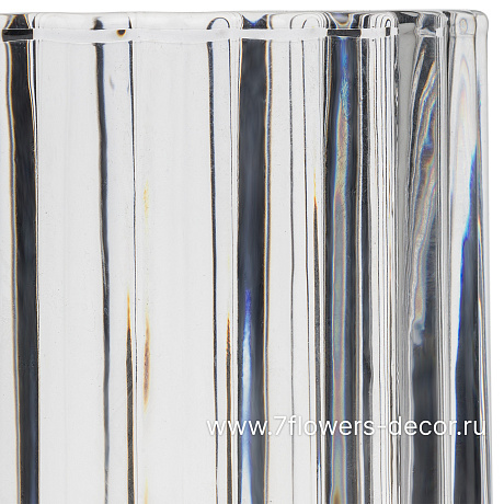 Ваза Base V (стекло), D11xH28 см - фото 2