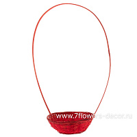 Корзина плетеная (бамбук), D19xH5/40 см - фото 1