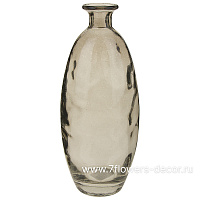 Ваза "Бутылочная Йодная С0624" (стекло), D9xH21,5 см - фото 1