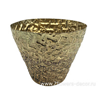 Кашпо "Antique" (металл), D17xH12 см - фото 1