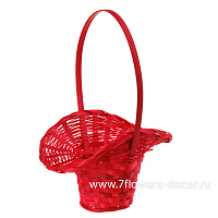 Корзина плетеная (бамбук), D23xH17/53 см - фото 1