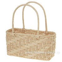 Корзина плетеная (ротанг), 24x11xH13/29 см - фото 1