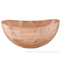 Чаша декоративная "A la ceramics" (металл), 31,5x15xH16 см - фото 1