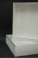 Коробка самосборная (крафт), 45x45xH12 см, набор (10 шт), с крышкой - фото 1