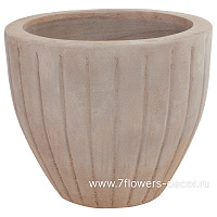 Кашпо Nobilis Marco "Mterra Nutshell Round", (терракота), D25хН20 см - фото 1