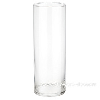 Ваза "Трубка 80" (стекло), D8xH25 см, К - фото 1