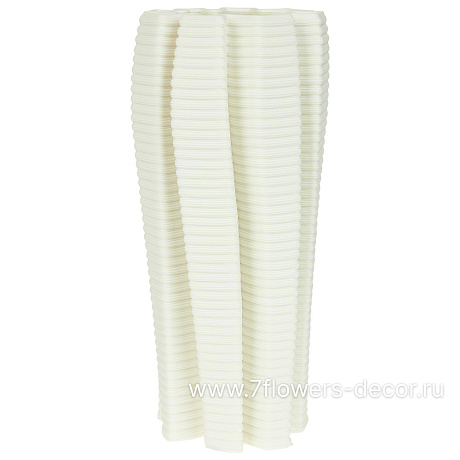 Ваза Иллюзия (керамика), 10x10xH22 см, для сухоцветов - фото 1