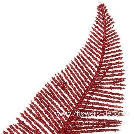 Ветка искусственная Перо (пластик), H41 см - фото 2