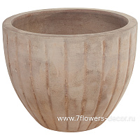Кашпо Nobilis Marco "Mterra Nutshell Round", (терракота), D38хН30 см - фото 1