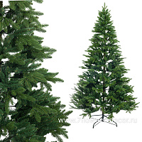 Ель искусственная с лампочками "Ленинградская" (ПВХ,ПЭ), D161xH240 см - фото 1