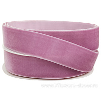 Лента декоративная (бархат), 25 ммx10 ярд - фото 1