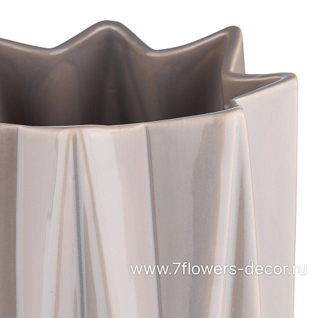 Ваза Bauhaus (керамика), D16,5хН34 см - фото 2