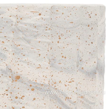 Кашпо Marble (керамика), D12xH10 см - фото 2