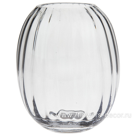 Ваза Ellipse (стекло), D16xH19 см - фото 1