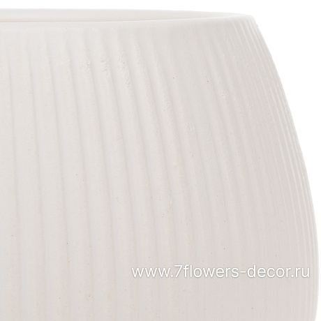 Кашпо Slats (керамика), D12xH11 см - фото 2