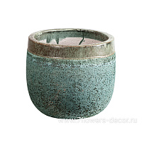 Кашпо Nobilis Marco "Green Round" (керамика), D36xH31 см - фото 1