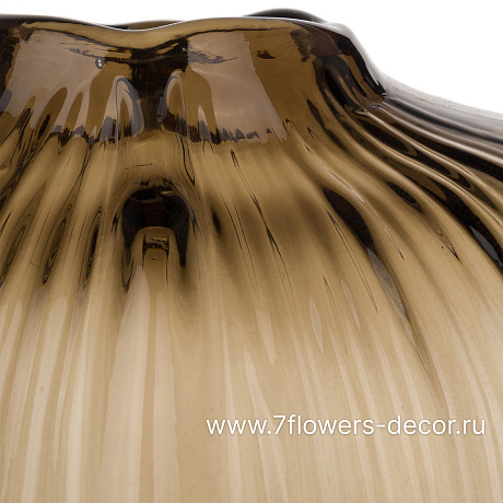 Ваза Emerald (стекло), 22x14xH22 см - фото 2