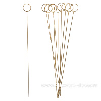 Крепеж для открыток в букете (металл) "Колечко", H34,5 см, набор (10 шт) - фото 1