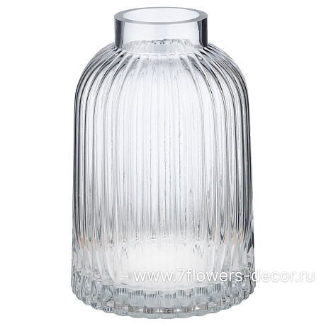 Ваза Pleat (стекло), D7xH20 см - фото 1
