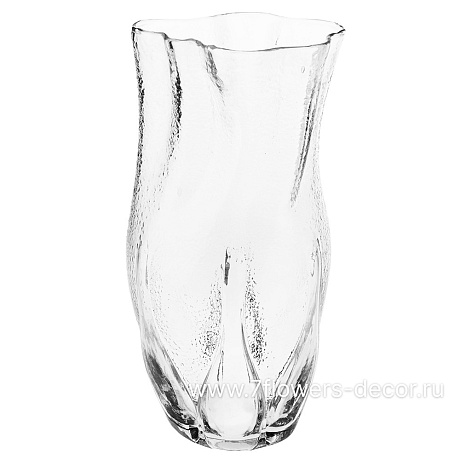 Ваза Paper (стекло), D14xH28 см - фото 1
