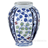 Ваза "Шинаузри Королевский синий" (керамика), D15,5xH21 см - фото 1
