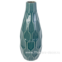 Ваза "Соты" (керамика), D5xH33 см - фото 1