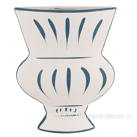 Ваза Санторини (керамика), 17x5,5xH21 см - фото 1