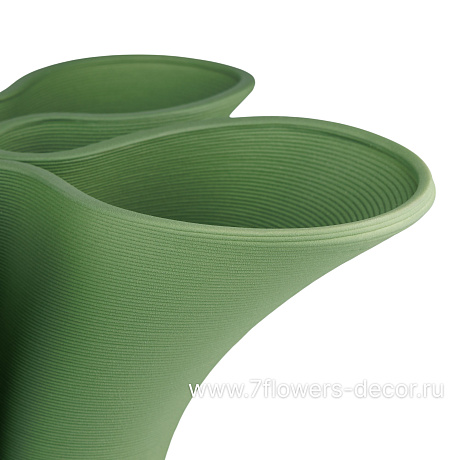 Ваза Иллюзия (керамика), 22x30xH14 см, для суxоцветов - фото 2