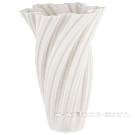 Ваза Иллюзия (керамика), 18x18xH31 см, для сухоцветов - фото 1