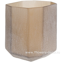 Ваза "Velluto" (стекло), 23x21,5xH27 см - фото 1