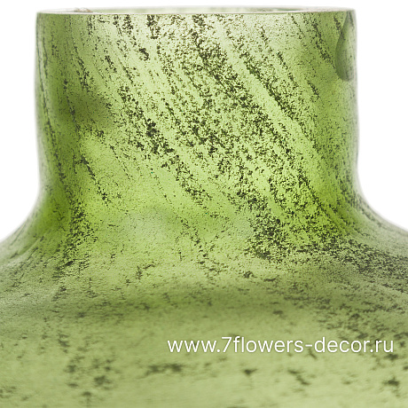 Ваза Alchemy Green (стекло), D12,5xH16 см - фото 2