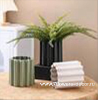 Кашпо "Magnetic" (керамика), D12,5xH13 см - фото 1