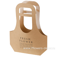 Сумка подарочная "Fresh Flowers" (картон), 31,5x10xH41 см, набор (10 шт) - фото 1