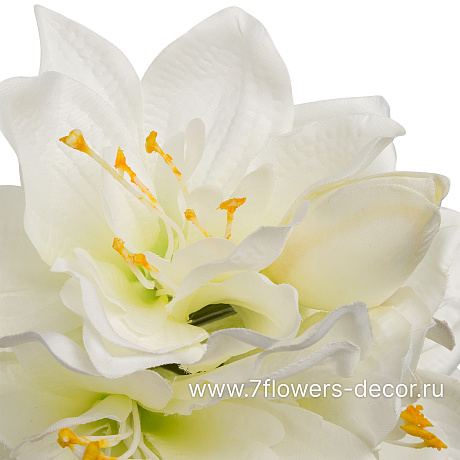 Цветок искусственный Амариллис, D17xH72 см - фото 2