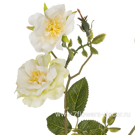 Цветок искусственный Роза кустовая, H71 см - фото 2