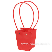 Сумка подарочная (картон), 12x8xH12,5 см, набор (10 шт), с ламинацией - фото 1